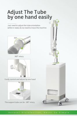 Duża moc ssania 350W Dental Aerosol Suction Machine z lampą UV