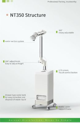 220V 55dB Dental Aerosol Suction Unit Niezależne ssanie wody