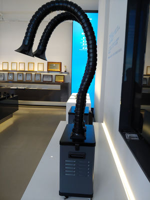 Podwójny kanał ssący 200 W 150 m³ / h * 2 Pochłaniacz oparów z filtrem Hepa