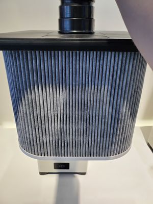 Przenośny pochłaniacz oparów 220 M3 / H 57db do salonu paznokci