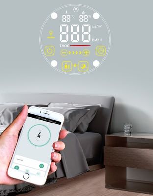 Oczyszczacz powietrza 280M3 / H naścienny z czujnikiem PM2,5
